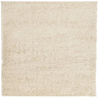 Pörrömatto korkeanukkainen moderni kulta 240x240 cm