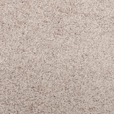 Pörrömatto korkeanukkainen moderni Ø 240 cm beige