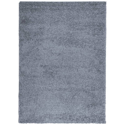 Pörrömatto korkeanukkainen moderni sininen 200x280 cm