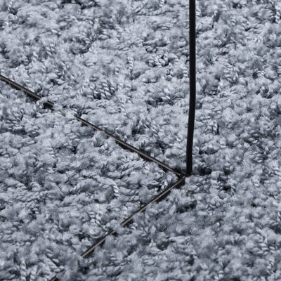 Pörrömatto korkeanukkainen moderni sininen 240x340 cm