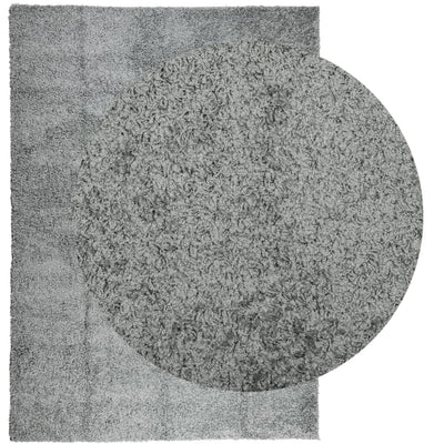 Pörrömatto korkeanukkainen moderni vihreä 240x340 cm