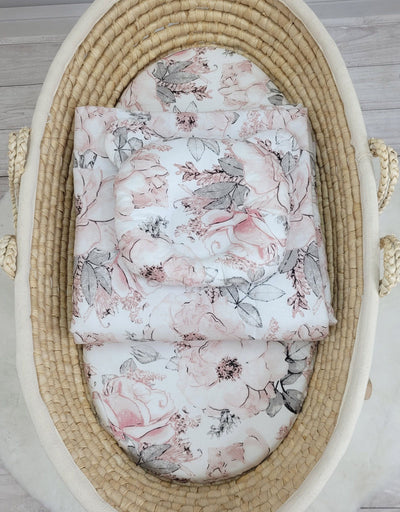 Vauvan Peitto Ja Tyyny - Puuvilla - Teddy Bear - Sepia Roses