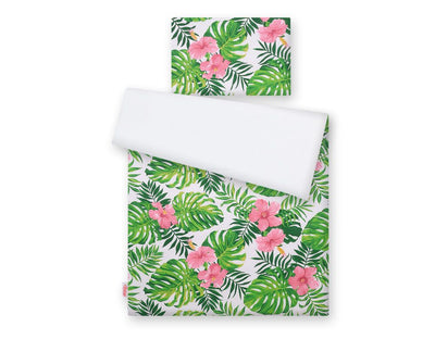 Pussilakanasetti Vauvalle - 120X90cm - Tropical Flowers