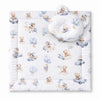 My Sweet Baby - Teddy-peitto ja tyyny 2-osainen setti - Blue Sky Bears