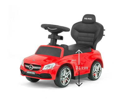 Potkuauto Työntötangolla Mercedes-Amg C63 Coupe Punainen - Vuodevaatteet.fi