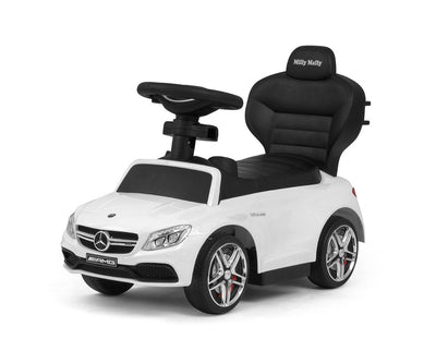 Potkuauto Työntötangolla Mercedes-Amg C63 Coupe Valkoinen - Vuodevaatteet.fi