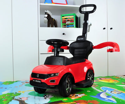 Potkuauto Volkswagen T-Roc Punainen Kahvalla - Vuodevaatteet.fi