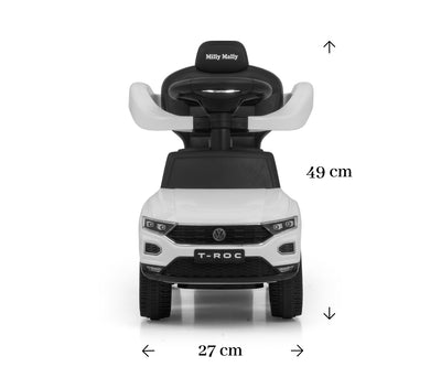 Potkuauto Volkswagen T-Roc Valkoinen Kahvalla - Vuodevaatteet.fi