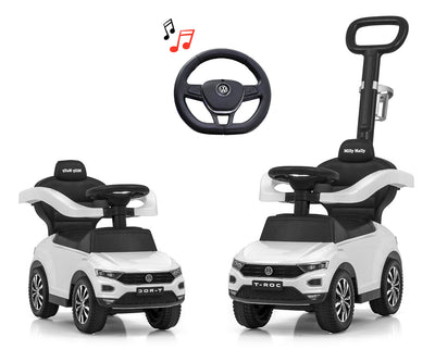 Potkuauto Volkswagen T-Roc Valkoinen Kahvalla - Vuodevaatteet.fi