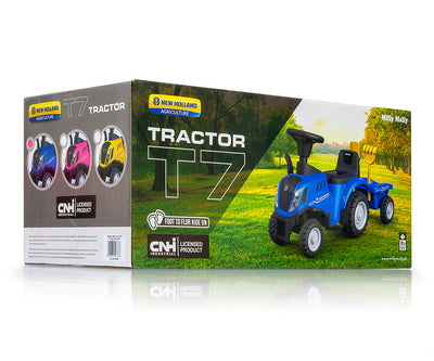 Potkutraktori New Holland T7 Sininen - Vuodevaatteet.fi