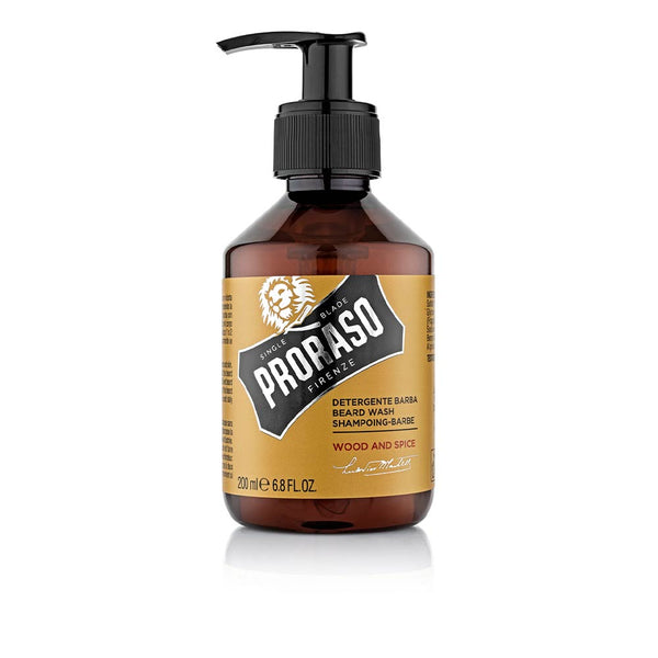Proraso Wood And Spice Beard Shampoo 200 Ml | Vuodevaatteet.fi