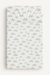 My Sweet Baby - Puuvillalakanaa 120x60 cm pilvet harmaa