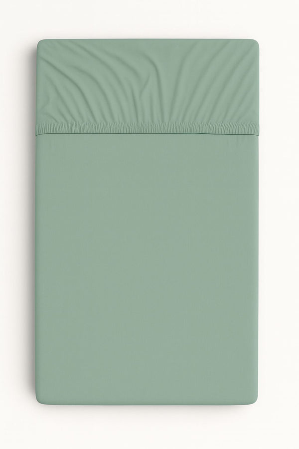 Bobono - Puuvillalakanaa 140x70 cm pastellinvihreä