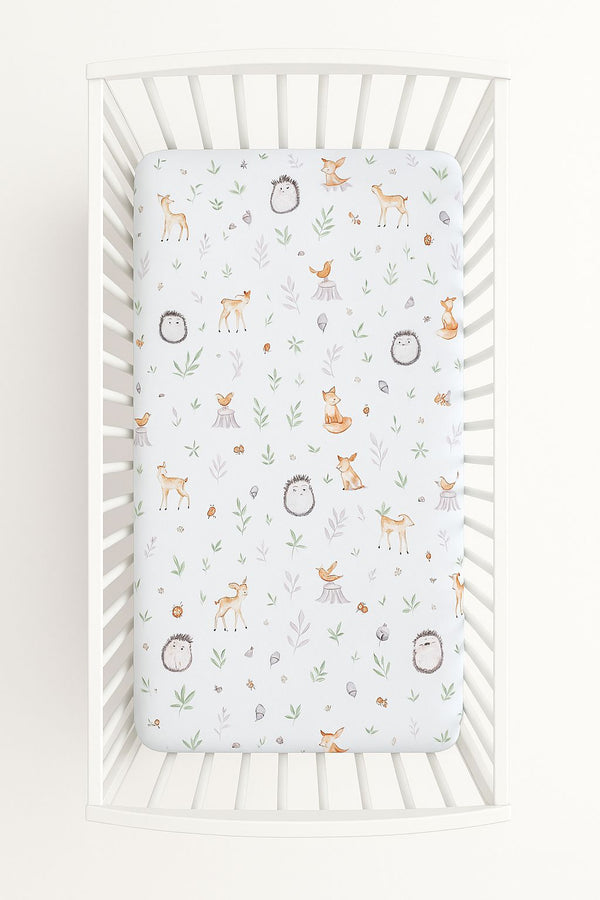My Sweet Baby - Puuvillalakana 120x60cm - metsän pehmeys