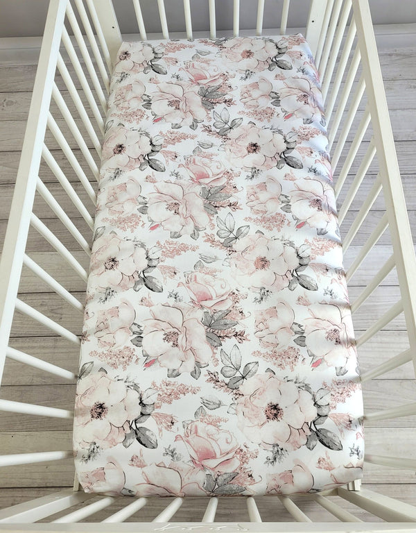 My Sweet Baby - Puuvillalakanaa 120x60 cm, seepiaruusut