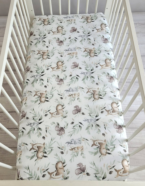 My Sweet Baby - Puuvillalakanaa 120x60 cm - woodland olive