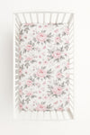My Sweet Baby - Puuvillainen lakana 120x60 cm - romanttiset pionit