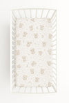 My Sweet Baby - Puuvillalakano 120x60 cm - Sateenkaari beige karhu