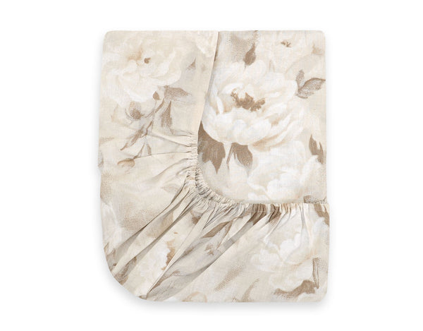 My Sweet Baby - Puuvillalakana 120x60 cm pionit beige