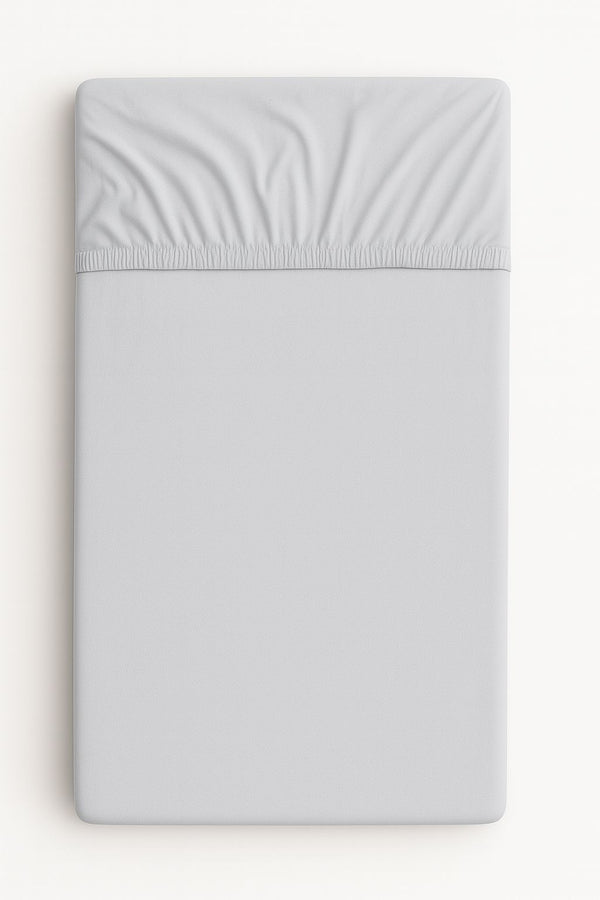Bobono - Puuvillainen lakana 120x60 cm - harmaa