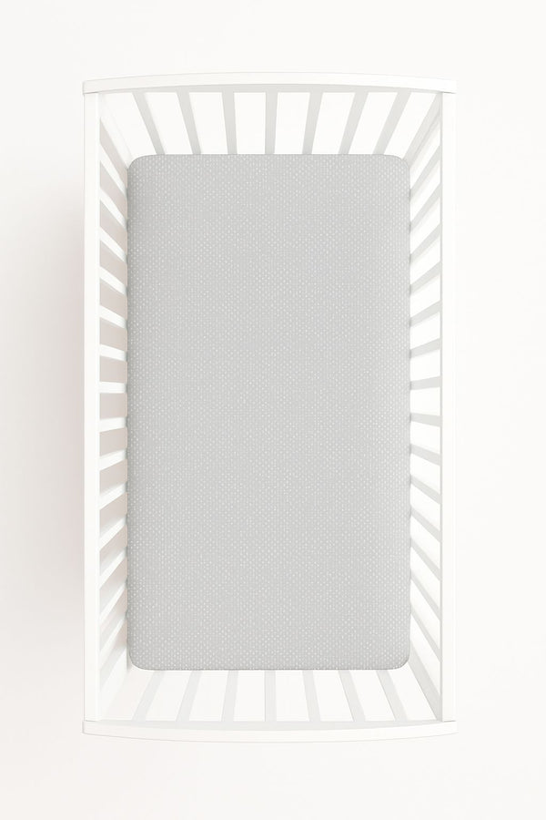 Bobono - Puuvillalak ana 120x60 cm - valkoiset pilkut harmaalla