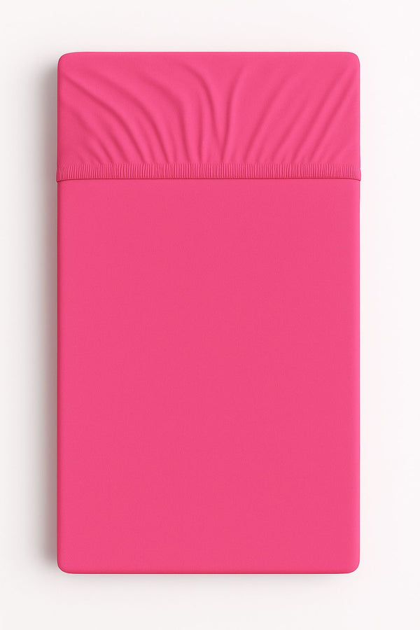 Bobono - Puuvillalak ana 140x70 cm tummanpinkki