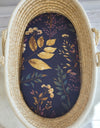 My Sweet Baby - Puuvillalakanaa Mooseskorin patjalle 75x35 cm - Floristic