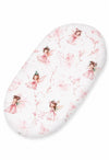 My Sweet Baby - Puuvillainen lakana vaunuihin ja Moses-korin patjaan 75x35 cm - Blossom Fairies
