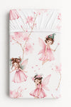My Sweet Baby - Puuvillainen lakana 120x60 cm - Blossom Fairies