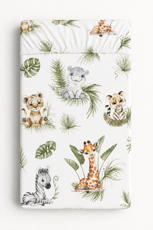 My Sweet Baby - Puuvillalakanaa 120x60 cm - Little Safari