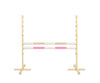 Super Hobby Horse - Hobby Horse -estepuomi 120 cm, kahdella puomilla, beige ja vaaleanpunainen
