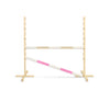 Super Hobby Horse - Hobby Horse -estepuomi 120 cm, kahdella puomilla, beige ja vaaleanpunainen
