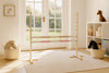Super Hobby Horse - Hobby Horse -estepuomi 120 cm, kahdella puomilla, beige ja vaaleanpunainen