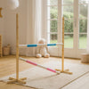 Super Hobby Horse - Hobby Horse estepuomi 120 cm, kaksi puomia - vaaleansininen ja vaaleanpunainen