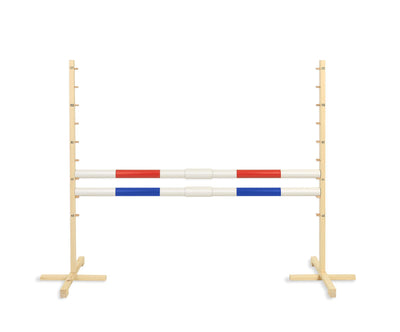 Kepparieste 160cm kahdella tangolla - Red and blue