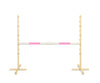 Super Hobby Horse - Hobby Horse estepuomi 160 cm, korkeus 120 cm, vaaleanpunainen