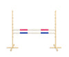 Keppihevosen este 160cm kahdella tangolla - Pink and blue