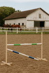 Keppihevosen este 160cm kahdella tangolla - Green and blue