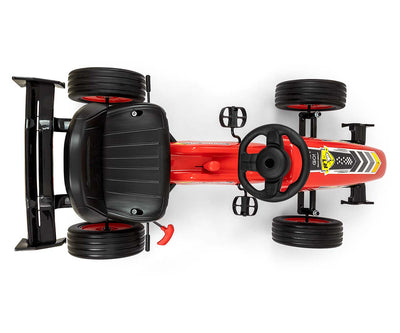 Punainen Karting lasten polkuauto - Rocket - Vuodevaatteet.fi