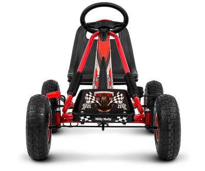 Punainen Karting lasten polkuauto - Thor - Vuodevaatteet.fi
