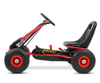 Punainen Karting lasten polkuauto - Thor - Vuodevaatteet.fi