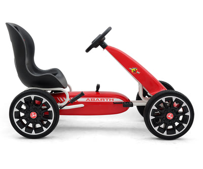 Punainen Karting polkuauto lapselle - Abarth - Vuodevaatteet.fi