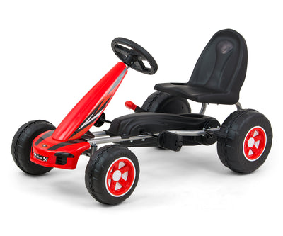 Punainen Karting polkuauto lapselle - Viper - Vuodevaatteet.fi