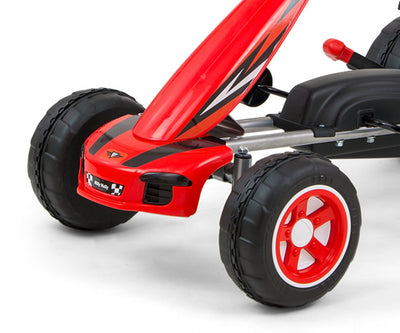 Punainen Karting polkuauto lapselle - Viper - Vuodevaatteet.fi