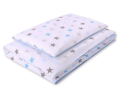 Pussilakanasetti Vauvalle - 120X90cm - Blue Stars