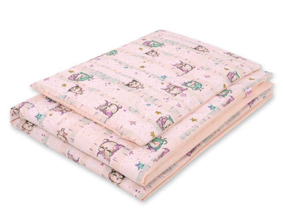 Pussilakanasetti Vauvalle - 120X90cm - Owls Cream