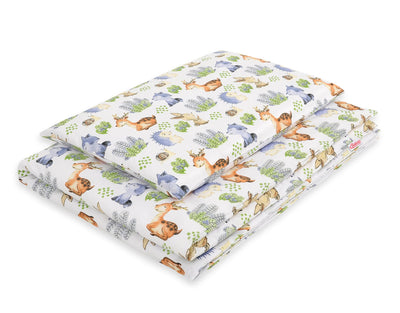Pussilakanasetti Vauvalle - 135X100cm - Forest Adventure