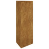 Puutarhakukkalaatikko 30x26x75 cm Corten teräs - Vuodevaatteet