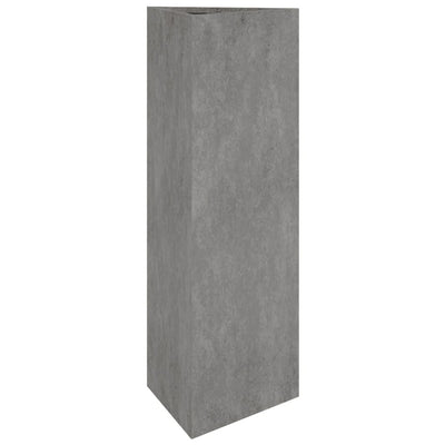 Puutarhakukkalaatikko 30x26x75 cm Corten teräs - Vuodevaatteet