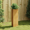Puutarhakukkalaatikko 30x26x75 cm Corten teräs - Vuodevaatteet